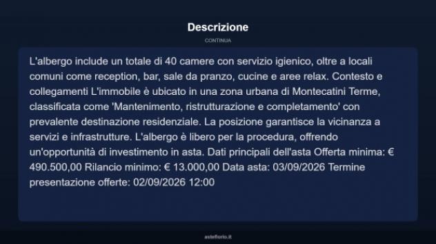 Immobile in asta di 1457 m² in vendita a Montecatini-Terme - Foto 8