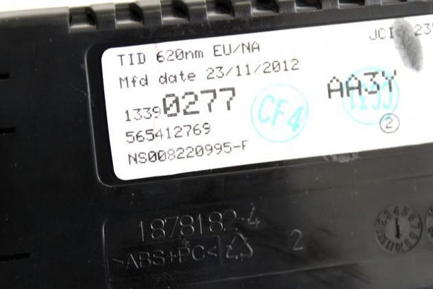 13390277 DISPLAY COMPUTER DI BODRO OPEL MERIVA B 1.4 G 88KW 5M 5P (2013) RICAMBIO USATO - Foto 2