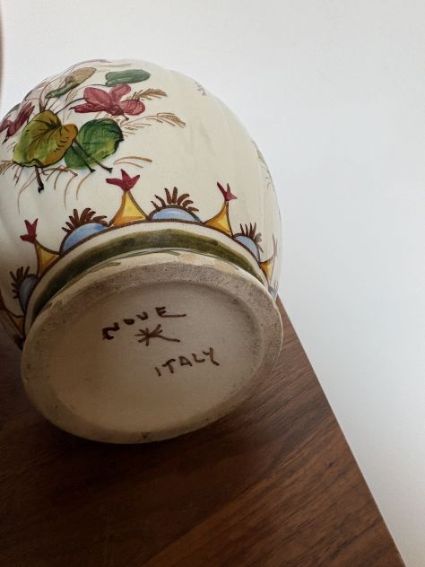 Vaso Manifattura Nove – ceramica italiana dipinta a mano - Foto 2