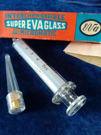 Siringa in vetro vintage superEVAglass - Foto 2