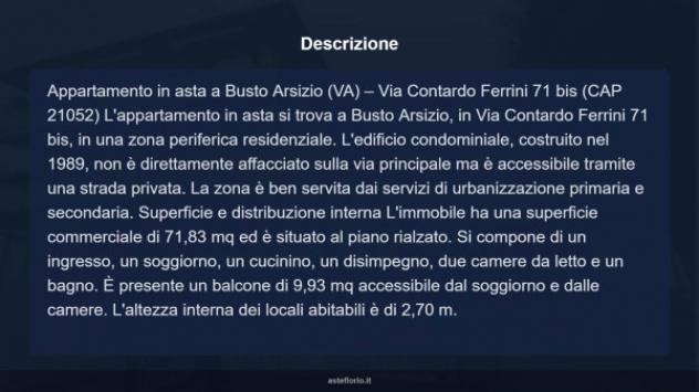 Immobile in asta di 71 m², box auto in vendita a Busto Arsizio - Foto 15