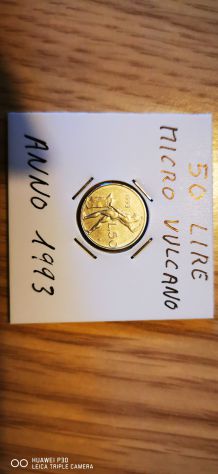 50 LIRE VULCANO MICRO ANNO 1993 - Foto 3