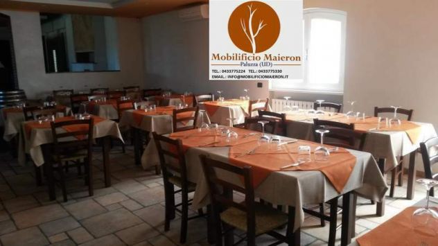 Tavoli Catania Per Arredo Bar Ristorante Pizzeria cod 2000/70 Nuovi non Usati - Foto 2