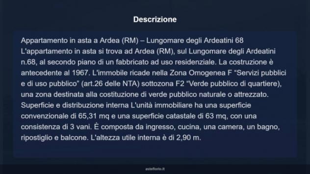 Immobile in asta di 65 m² in vendita a Ardea - Foto 4