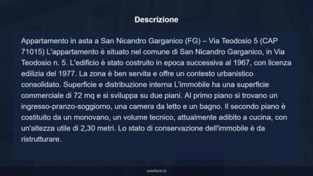 Immobile in asta di 72 m² in vendita a San Nicandro Garganico - Foto 18