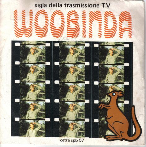 R84 - VINILE  SIGLA DELLA TRASMISSIONE TV WOOBINDA