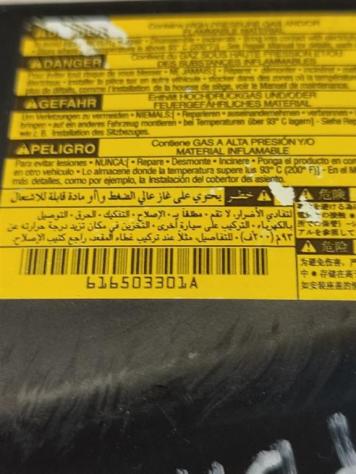 AIRBAG SEDILE SINISTRO SUBARU Outback Serie 610511501 616503301A (0309) - Foto 4