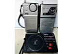 3 radio vintage anni 70 a transistor a batterie - funzionanti .