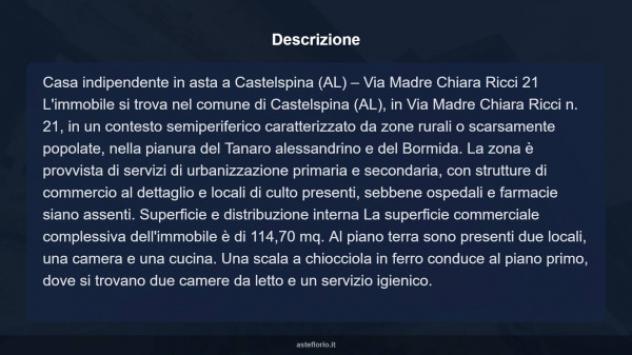 Immobile in asta di 114 m² con più di 5 locali in vendita a Castelspina - Foto 7