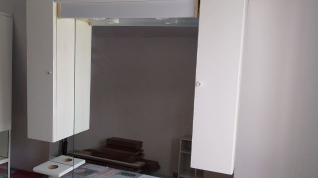 Mobile da bagno specchio e cassetti con luci - Foto 3