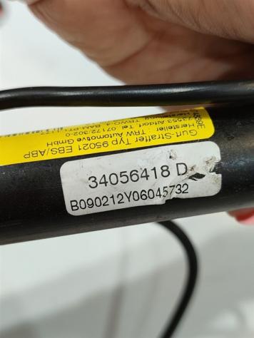 CINTURA DI SICUREZZA ANTERIORE DESTRA CON PRETENSIONATORE OPEL Meriva 3° Serie 13305706 34056418D A14NEL (10) - Foto 4