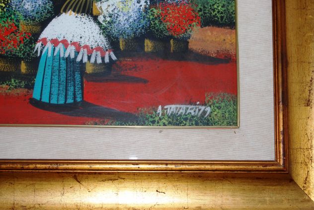 quadro olio su tela Tatari cm. 50x70 - Foto 7