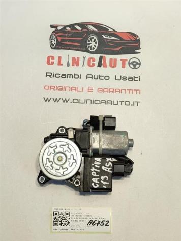MOTORINO ALZAVETRO ANTERIORE SINISTRO CHEVROLET Captiva 1° Serie 20874200 Z22D1 (06)