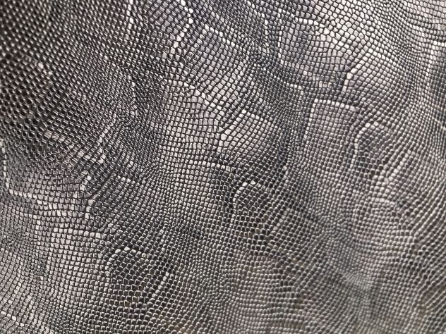 Pellame stampa pitone diamantato - Foto 5