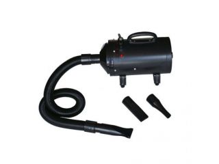 Phon per Cani con 3 Ugelli Nero 2400 W