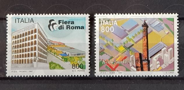 ITALIA francobolli serie: FIERE 1972-1998 - Foto 4