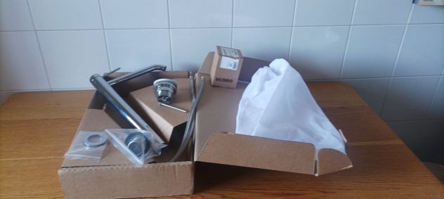 LAVABO D’APPOGGIO GLOBO “Le Ciotole” 60x36 cm con PILETTA e MISCELATORE - Foto 4