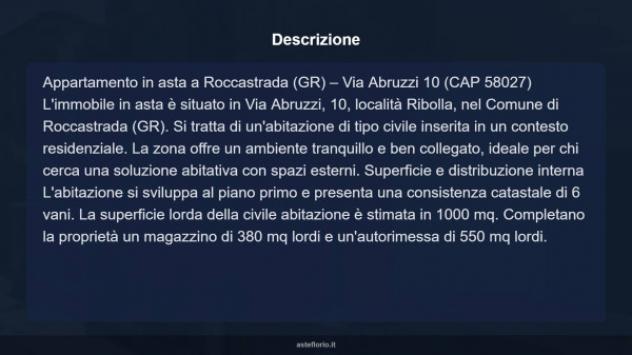 Immobile in asta di 1000 m² con più di 5 locali e box auto in vendita a Roccastrada - Foto 17