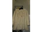 Giacca pelliccia ecologica Zoom-On beige-bianca