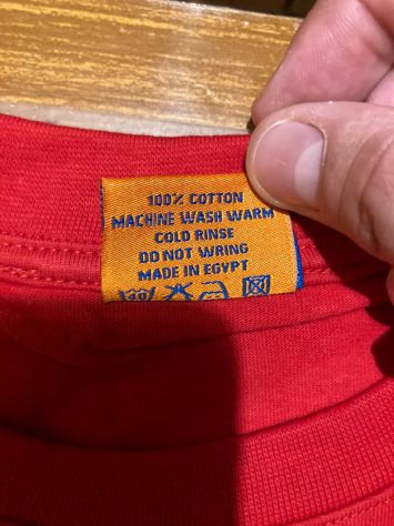 T-shirt o maglia Egiziana rossa con stampa taglia M nuova - Foto 3