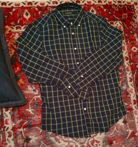 piombo camicia cotone tartan - Foto 3