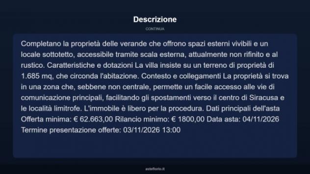 Immobile in asta di 120 m² in vendita a Siracusa - Foto 4