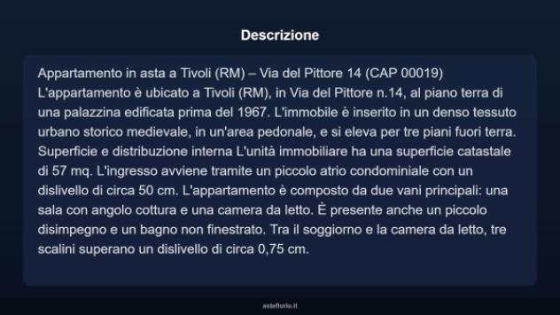 Immobile in asta di 57 m² in vendita a Tivoli - Foto 4