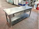 tavolo inox con cassetti usato