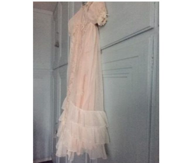 VESTITINO PER BATTESIMO IN SATIN DI SETA - Foto 2