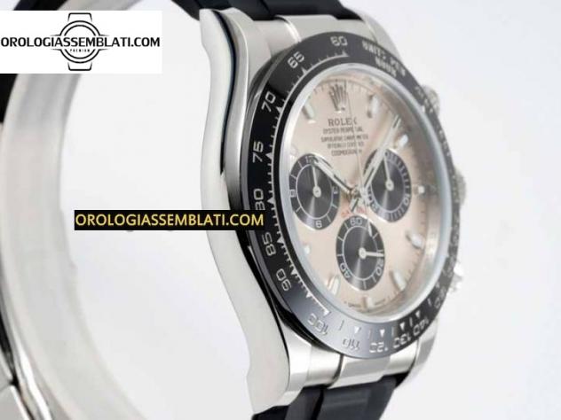 Rolex Replica DAYTONA 116519 1:1 BEST EDITION QUADRANTE GRIGIO SU CINTURINO IN GOMMA OYSTERFLEX SA4130 - Foto 15