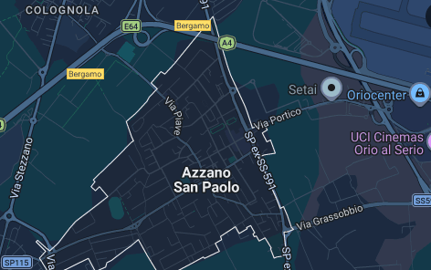 Azzano San Paolo trilocale con giardino e box auto