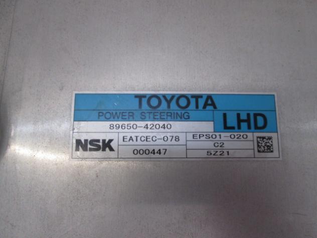 8965042040 CENTRALINA SERVOSTERZO TOYOTA RAV4 2.2 D 4X4 130KW 6M 5P (2002) RICAMBIO USATO - Foto 3