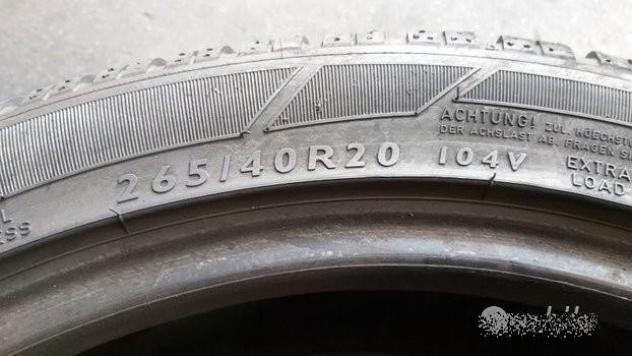 2 gomme 265 40 20 DUNLOP A937 - Foto 7