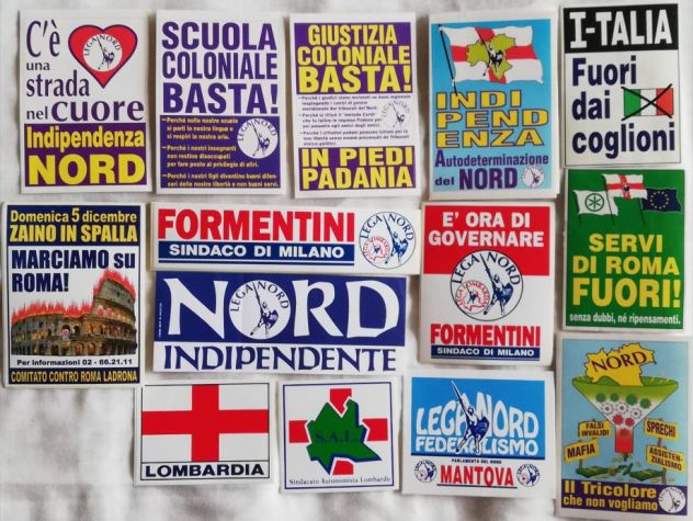Adesivo sticker Lega Nord - Lega Lombarda - Padania - Foto 4
