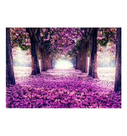 Fotomurale Adesivo Con Alberi E Fiori Arredalacasa - Foto 2