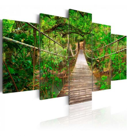 Quadro Passerelle Tra Le Liane Cm.100x50 E 200x100 ARREDALACASA