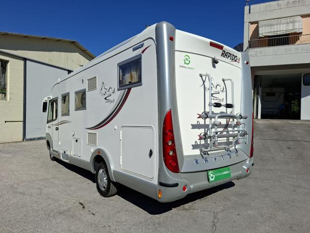 MOTORHOME RAPIDO DUCATO BASCULANTE LETTI GEMELLI GARAGE SEMIDINETTE CLIMATIZZATORE CAMPER CAMPEGGIO USATI GENERALI 1449 - Foto 4