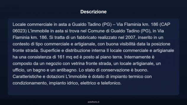 Immobile in asta di 161 m² in vendita a Gualdo Tadino - Foto 7