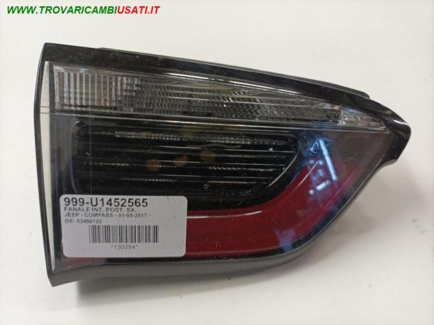 FANALE INT. POST. SX. 999-U1452565 Parti elettriche Fanaleria Fanali Fanale int. post. s JEEP - COMPASS - 2017
