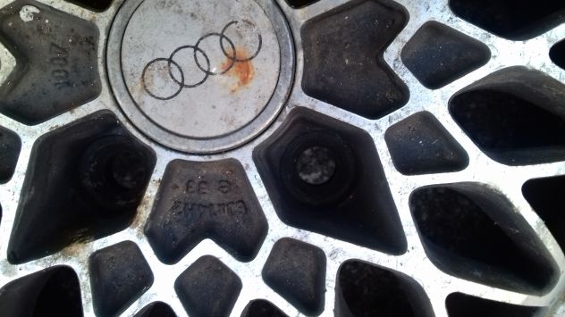 audi 4 erchi in lega 6j x 14 h2 e 33 d'epoca - Foto 3