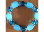 Braccialetto elasticizzato con perline