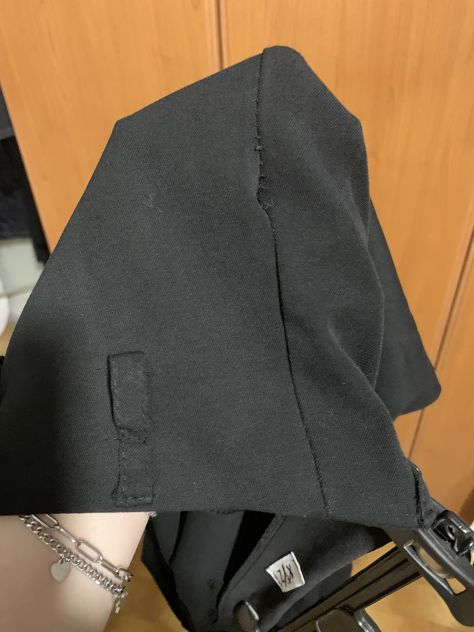 PANTALONI FINO AL SOTTO IL GINOCCHIO CAPRI MARCA”XYZ ITALY” DA DONNA NERI POCO E - Foto 7
