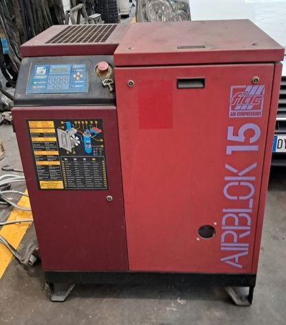 COMPRESSORE A VITE SENZA FINE MARCA FIAC Modello: AIRBLOK 15