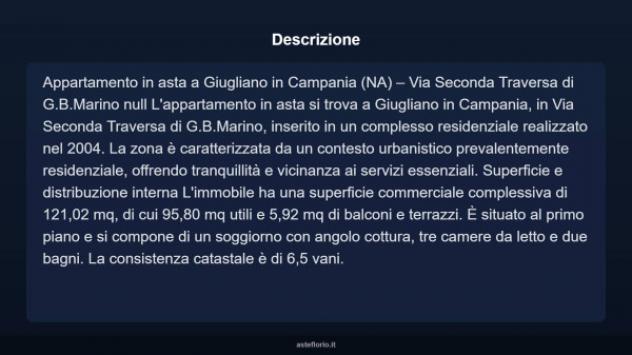 Immobile in asta di 121 m² con più di 5 locali in vendita a Giugliano in Campania - Foto 3