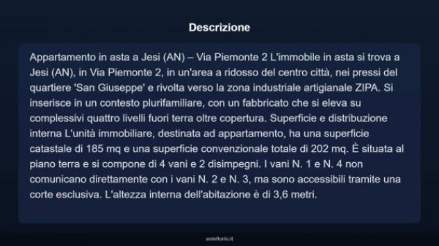 Immobile in asta di 185 m² in vendita a Jesi - Foto 4