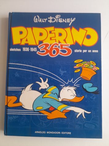 Topolino e i Magnifici Eroi di Walt Disney Paperino 365 storie libro + copertin - Foto 4