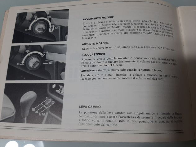 ALFA ROMEO ALFETTA 2000 L USO E MANUTENZIONE ORIGINALE - Foto 4