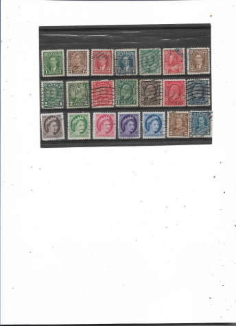 ANNI '30/'80 CANADA N 80 FRANC. PICCOLI USATI