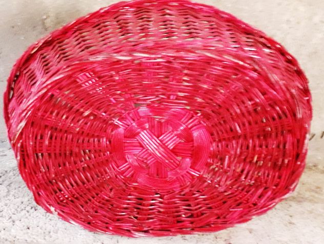 Joomie Cuscino Per Sedia In Vimini Rosso - Morbido E Accogliente Per Interni/Esterni - 2