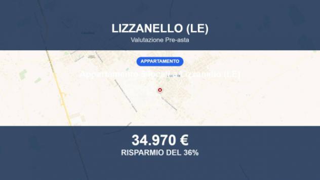 Immobile in asta di 99 m², box auto in vendita a Lizzanello